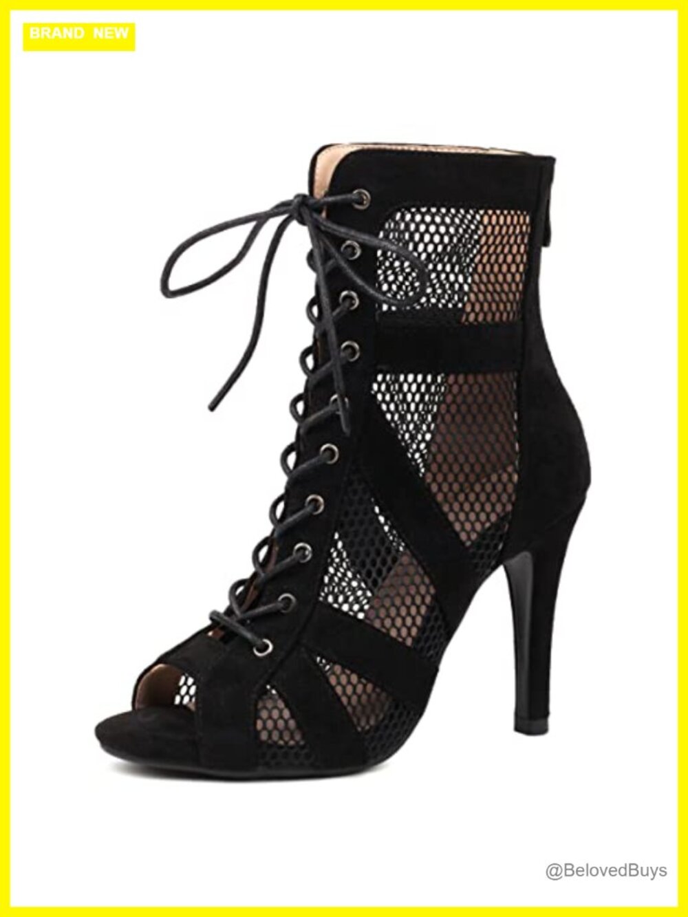 Women's Gladiator Peep Toe Stiletto Heeled Sandals Ankle-High Summer Booties